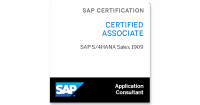 SAP. Certified Application Associate – SAP S/4HANA Sales-
