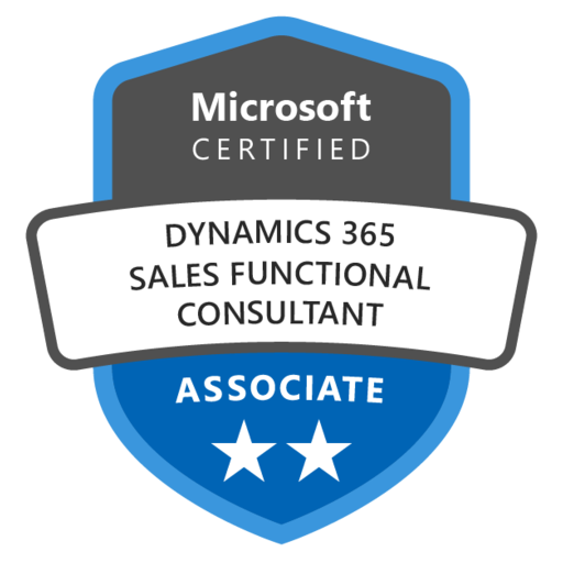 Microsoft Certified: Dynamics 365 Sales Functional Consultant Associate